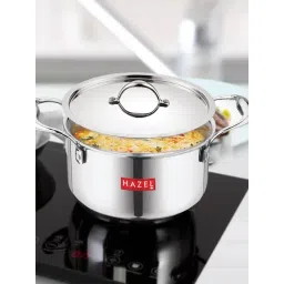HAZEL Triply Stainless Steel Induction Bottom Cook & Serve Casserole With SS Lid, 4.6 Litre, 22.5 cm-picture-15