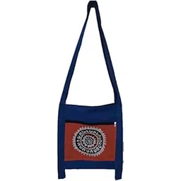hc denim cross-body sling bag for Men & women Denim Blue-picture-18