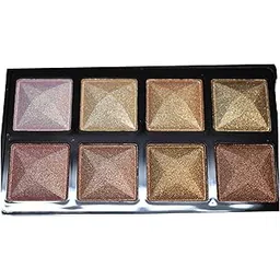 HD Glow 8-Color Highlighter Palette | Ultra-Shimmer & Long-Lasting | Multi-Use Face & Body Illuminator | Professional Makeup Highlighter Kit for All Skin Tones – LAKYOU Beauty-image-4