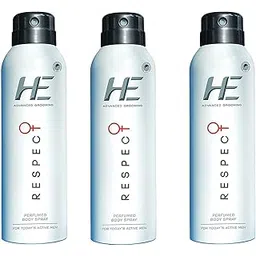 He Advanced Grooming Respect Perfumed Body Spray,150 ml Each(Pack of 3)-For Men-picture-46