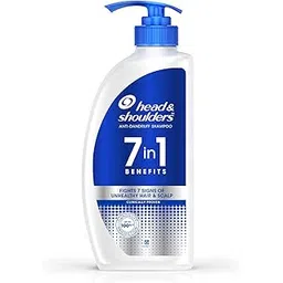 Head & Shoulders 7in1 Anti-dandruff Shampoo | Multi-action formula | Complete Solution for unhealthy scalp | 7 benefits for Men and Women, 650ml-picture-32