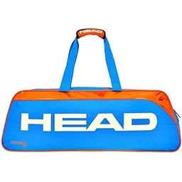 HEAD Polyester Inferno 50 Economical Badminton Kit Bag (Compartment: Single | Capacity: 3 Racquets | Colour: Blue, Orange)-picture-11