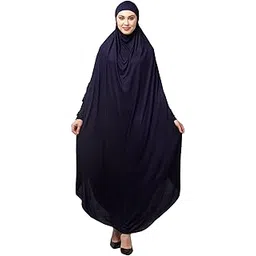 Head to toe smocking at sleeve ready to wear one pc Jilbab with Naqab-picture-23