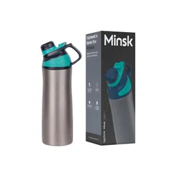 Headway Grey Single Stainless Steel Solid Double Wall Vacuum Water Bottle-picture-13