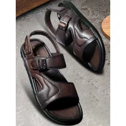 Healers by Liberty Men's Brown Back Strap Sandals-picture-13