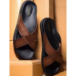 Healers by Liberty Men's Tan Cross Strap Sandals-picture-26
