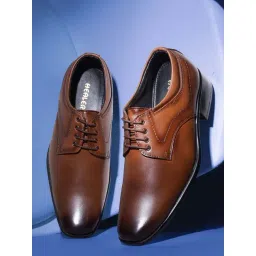 Healers by Liberty Men's Tan Derby Shoes-picture-48