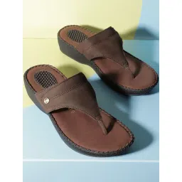 Healers by Liberty Women's Brown Thong Sandals-picture-20