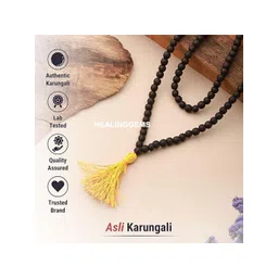 HEALINGGEMS Men Silver Silver-Plated Handcrafted Necklace image 5