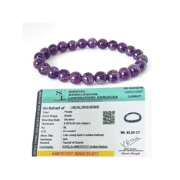 HEALINGGEMS Unisex Amethyst Bracelet-picture-12