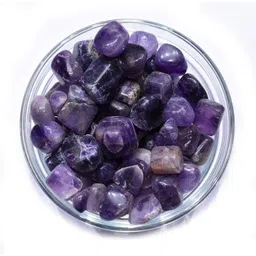 Amethyst African Dark colour high Quality 6 pieces Natural Chakra Balancing Crystal Healing Stone Polished Asymmetrical Crystal Pebbles-image-6