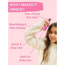 HealthBest Kids Set Of 2 Kidbest Face Wash With Hair Detangler Spray - 100 ml Each image 5