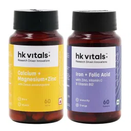 HealthKart HK Vitals Calcium & Iron Folic 60 Caps Combo-picture-24