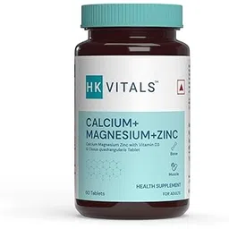 HealthKart hk vitals Calcium Magnesium & Zinc (60 Tablets) | With Vitamin D3, Calcium Supplement for Women and Men | For Bone Health & Joint Support-picture-10