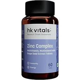 HealthKart hk vitals Zinc Supplements (60 Tablets) | With Vitamin C, Vitamin D3, Multivitamin and Multimineral | Immunity Boosters For Adults-picture-15