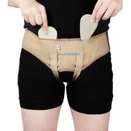 healthnode Hernia Belt Pain Relief Support with Removable Pads & Adjustable Straps Supporter-picture-16