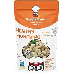 Healthy Master Roasted Makhana Pudina (Fox Nuts) 120 GM | Keto, Diabetic & Jain Friendly | Tasty &Crispy | Healthy Munchies | Snacks-picture-24