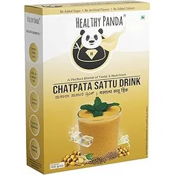 HEALTHY PANDA Chatpata Sattu Drink/Spicy Sattu Drink/Sattoo Weight Loss Drink/High Protein Drink/Healthy Drink (200 g) 100 g x Pack Of 2-picture-24