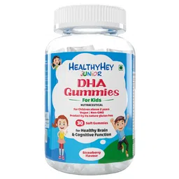 HealthyHey Nutrition Junior DHA,  30 gummies  Strawberry -picture-12