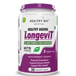 HealthyHey Nutrition LongeviT,  30 veggie capsule(s)  image 1