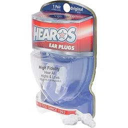 Hearos Earplugs High Fidelity Series with Free Case, 1 Pair-picture-38