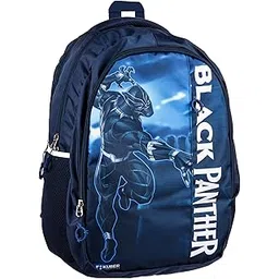heart home Marvel Black Panther School Bags | Kids School Bags | Collage Bookbag | Travel Backpack | School Bag for Girls & Boys | School Bag with 5 Compartments | Include Bag Cover | Blue-picture-10