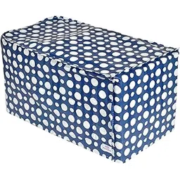 Heart Home Table Top Wet Grinder Cover|Dot Printed & Water/Dust Proof PVC Material|Cover for Mixer Grinder, Size 53 x 31 x 28 CM (Blue & White)-HS43HEARTH25701-image-21