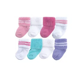 heartbury Kids Pack of 8 Cotton Ankle Length Socks-picture-44
