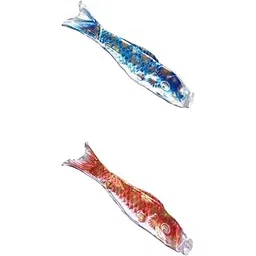 HEAVENGLOW 25pcs Japanese Windsock Carp Garden Koi Nobori Sailfish Blue Red-picture-16