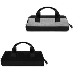 HEAVENGLOW Hair Dryer Travel Case Styling Tools Organizer Multifunction for Travel Toys Black-picture-22