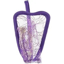 heavenglow C-String Mesh Thong Panty for Men & Women | Visible Wave Pattern Underwear | Breathable Spandex Blend Intimate Apparel Purple-picture-33