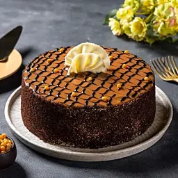 Heavenly Butterscotch Cream Cake Half Kg Eggless-picture-23