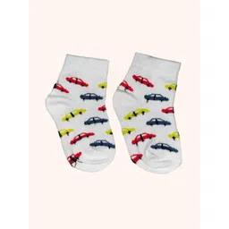 HEBTROCO Kids Patterned Cotton Ankle-Length Socks-picture-19
