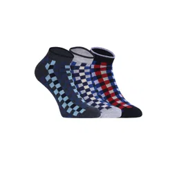 HEBTROCO Men Pack of 3 Cotton Ankle Length Socks-picture-20