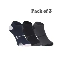 hebtroco Pack of 3 Men Striped Ankle-Length Socks-picture-12