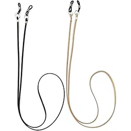 heddz Soft Leather Cord Spectacle Chain For Men (Set of 2) Beige and Black- Unisex Lanyard Chains And Spectacle Holders - Leather Eye Glasses Chain Eyeglass Holders-picture-26