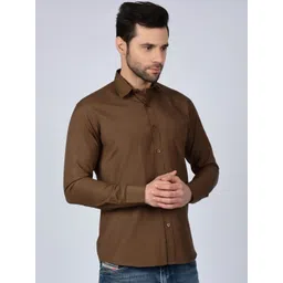 Heed Attentive Men Regular Fit Solid Casual Shirt-picture-18
