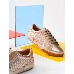 HEEL YOUR SOLE Women Lace-Ups Leather Sneakers-picture-12