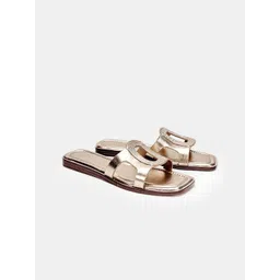 HEEL YOUR SOLE Women Leather Open Toe Flats-picture-14