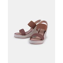 HEEL YOUR SOLE Women Leather Wedge Sandals-picture-45