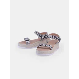 HEEL YOUR SOLE Women Printed Leather Platform Sandals-picture-27