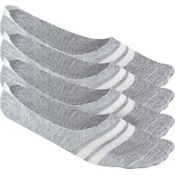 Heelium Bamboo No Show Socks for Men, Odour Free, Breathable Low Cut Socks, Pack of 4-picture-12