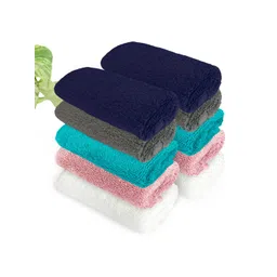 Heelium Blue & Teal 10-Pcs 600 GSM Anti-Bacterial Bamboo Face Towels-picture-13