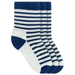 Heelium Kids Pack of 3 Striped Calf-Length Socks-picture-46
