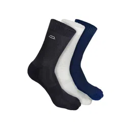 Heelium Men Pack of 3 Odour-Free Breathable Bamboo Crew Length Socks-picture-27
