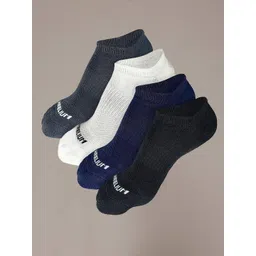 Heelium Men Pack Of 4 Printed Ankle Length Ultra-Soft, Thin & Breathable Socks-picture-11