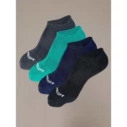 Heelium Men Pack Of 4 Printed Ankle Length Ultra-Soft, Thin & Breathable Socks-picture-18