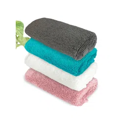 Heelium Pack of 4 Solid 600 GSM Face Towels-picture-31