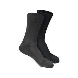 Heelium Unisex Pack of 2 Odour-Free Breathable Bamboo Crew Length Socks-picture-23