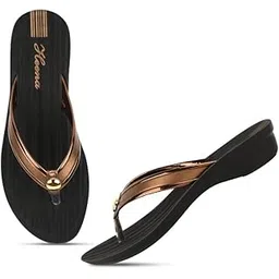 heenaplus Women's Slippers | Stylish & Comfortable Flip-Flop Slippers for Women | PU Sole Material | Durable & Lightweight Woman Chappal for Daily Use (1355)-picture-10